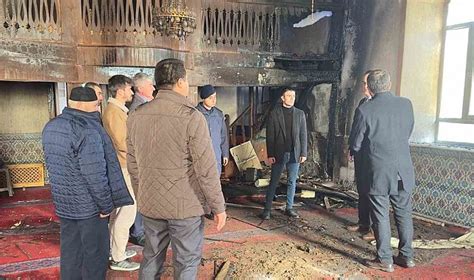 Kaymakam Demirci: “Köy camisindeki yangın sonucu oluşan zarar en kısa sürede karşılanacak”